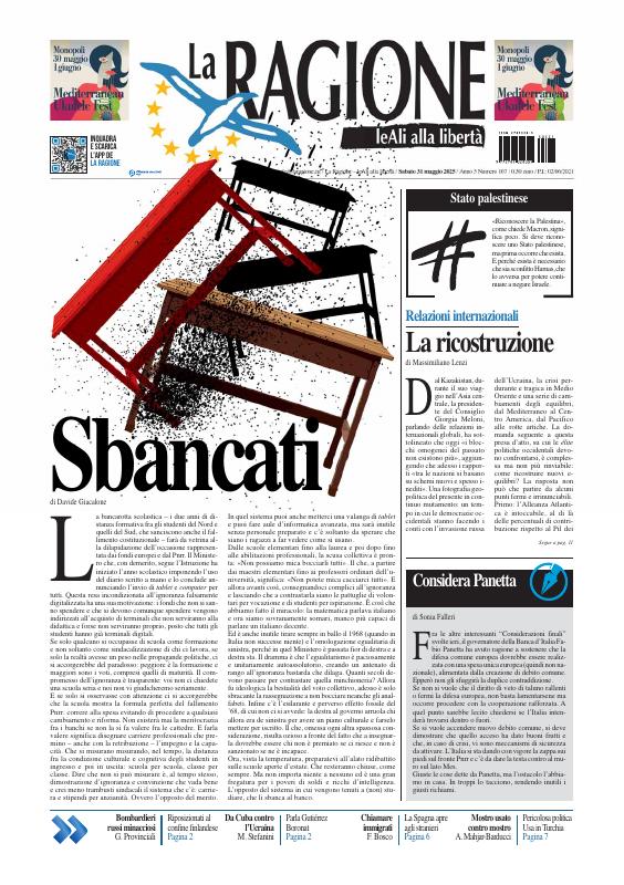 Prima-pagina-la ragione-oggi-edizione-di-oggi-20250531